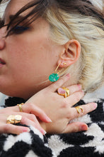 Charger l'image dans la galerie, Boucles d'oreilles - Les Aure vert terrazzo rose