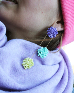 Boucles d'oreilles - Les Grace tricolores pastel