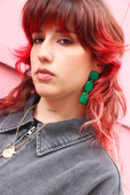 Charger l'image dans la galerie, Boucles d'oreilles - Les Amanda vert