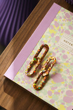 Charger l'image dans la galerie, Boucles d'oreilles - Les chainettes paillettes dorées holographiques