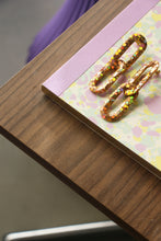 Charger l'image dans la galerie, Boucles d'oreilles - Les chainettes paillettes dorées holographiques
