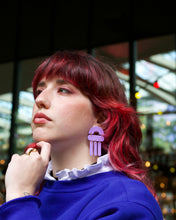 Charger l'image dans la galerie, Boucles d'oreilles - Les Médusas mauve