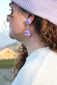 Boucles d'oreilles - Les Marcia circle texturé BVRMFR