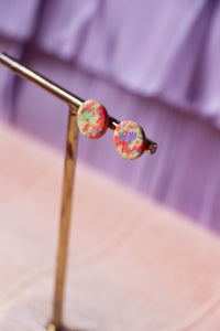 Boucles d'oreilles - Les mini pastilles textures MFBVSJ