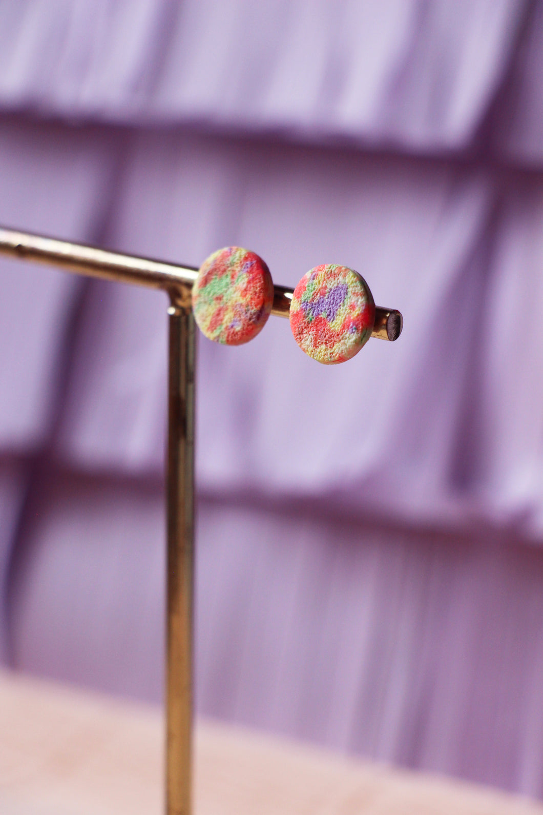 Boucles d'oreilles - Les mini pastilles textures MFBVSJ