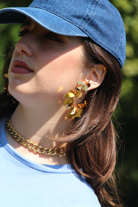 Boucles d'oreilles - Les samba doré