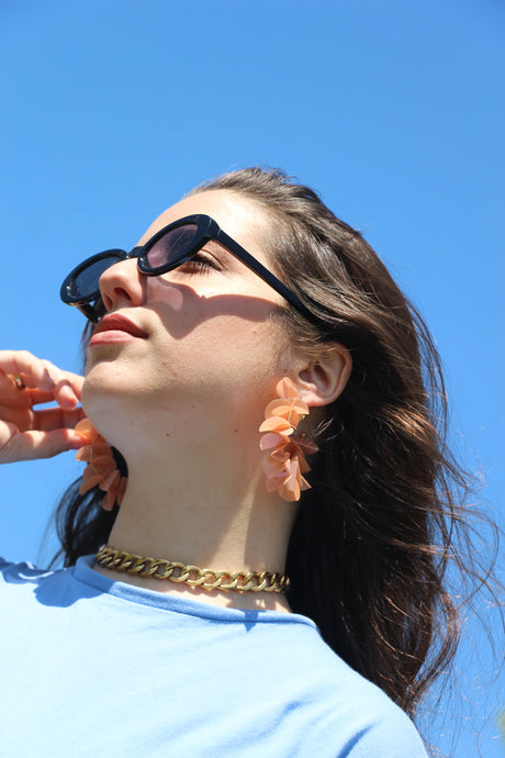 Boucles d'oreilles - Les samba terracotta