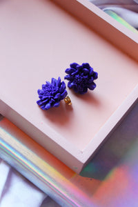 Boucles d'oreilles - Les Uma violet